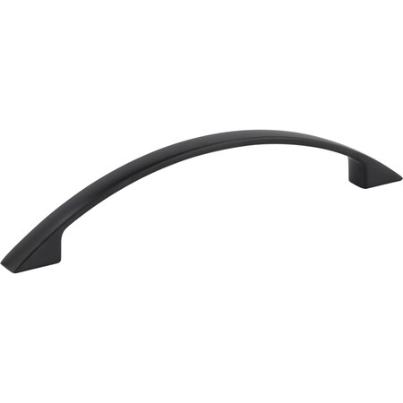 Elements 128 mm Center-to-Center Matte Black Arched Somerset Cabinet Pull 81065-MB